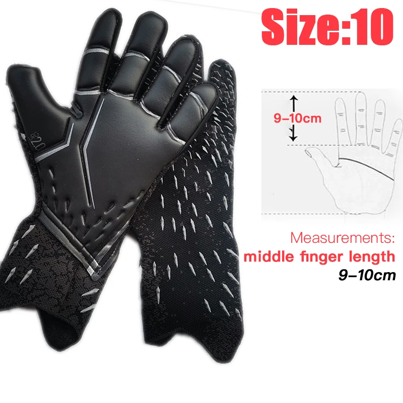 ATLANDER Profession elle Torwart handschuhe Erwachsene Kinder Fußball Latex verdickt Schutz Torhüter Fußball Sport Fußball Torwart Handschuhe 6