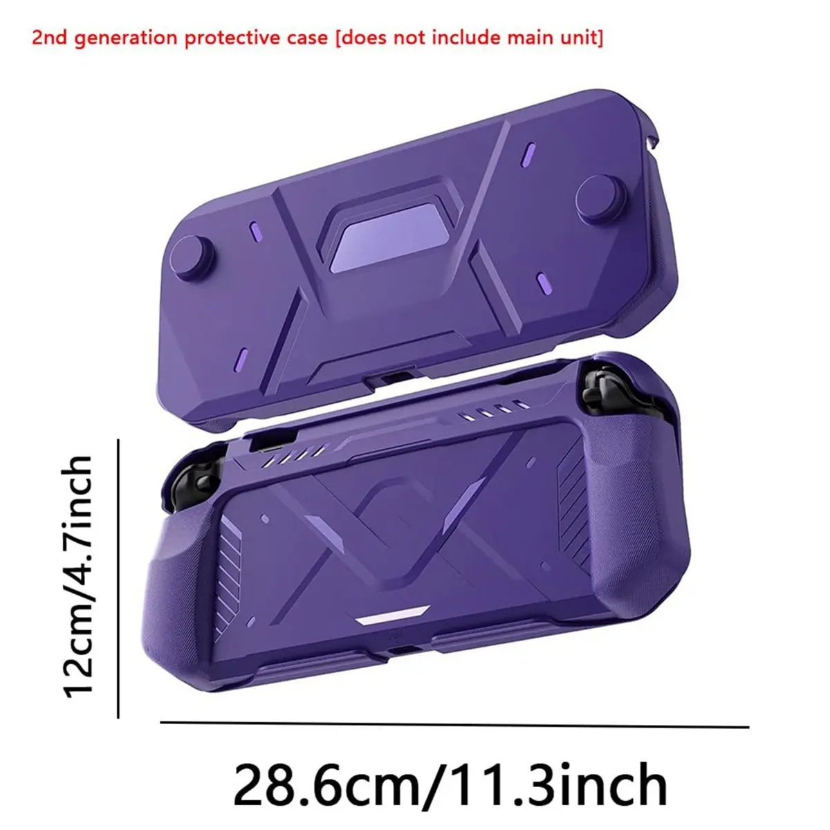 Digital Essentials Ergonomic Protective Case for Switch 2 Non-Slip Grip with Hard Front Cover Shock-Absorption Case