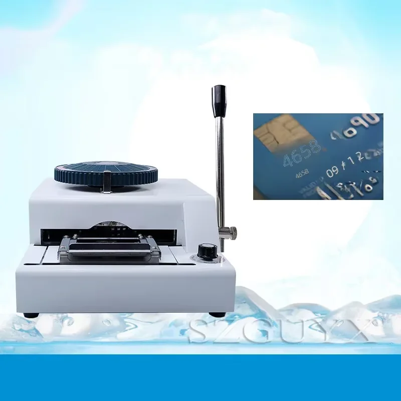 Pvc Card Emboss Machine Manual VIP Card Embossing Code Printer Business Card Embossing Machine Dog Tag Card Member Typewriter