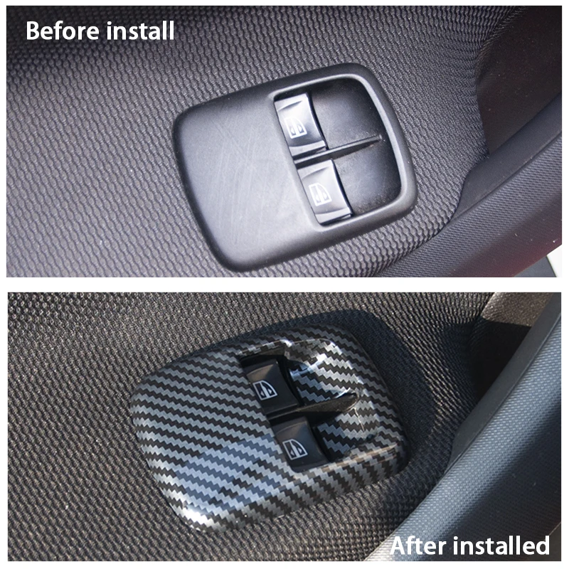 غطاء تزيين لوحة التحكم في نافذة باب السيارة لسيارة Mercedes Smart 453 Fortwo Forfour W453 ملحقات داخلية #6