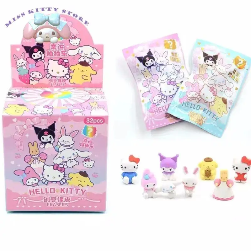 

Sanrio Cinnamoroll Kuromi Mymelody Hellokitty анимационный персонаж шторка сумка 3D шторка сумка канцелярские принадлежности