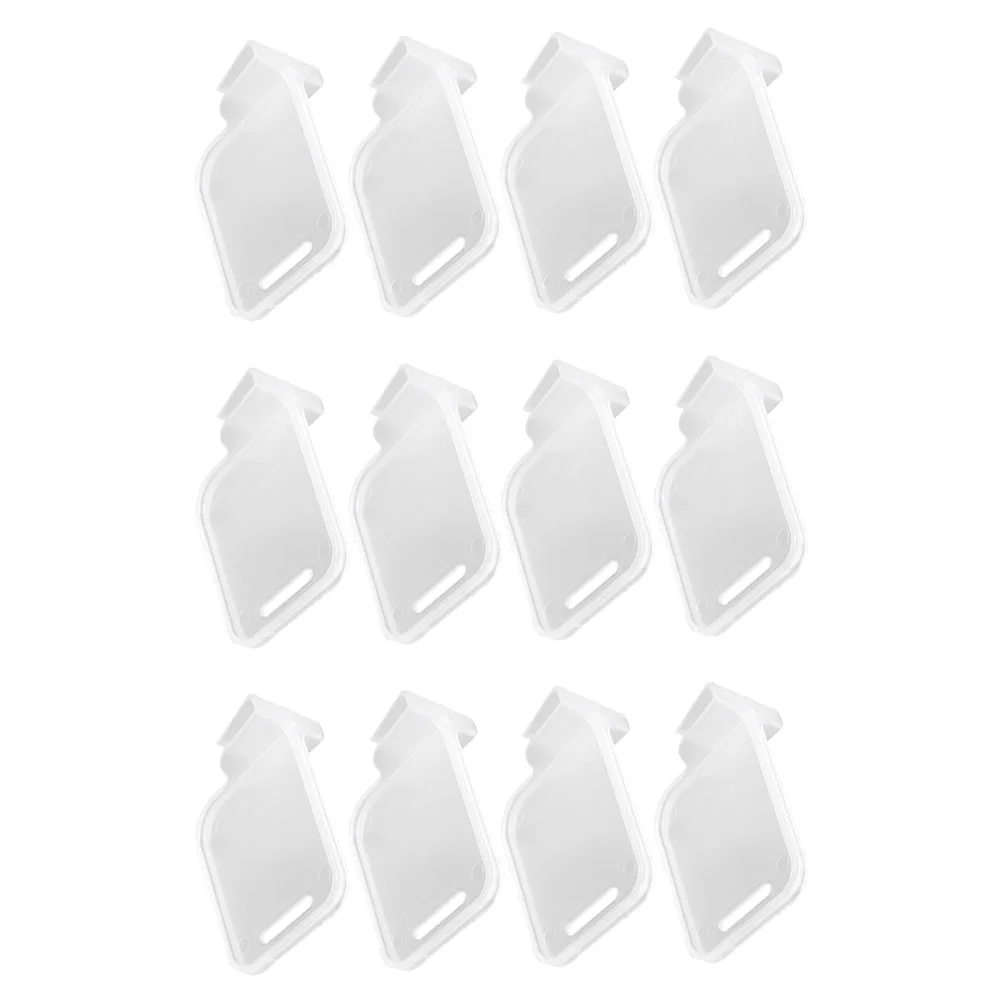 12 Pcs Adjustable Refrigerator Side Door Partition Clip Pp Replaceable Divider