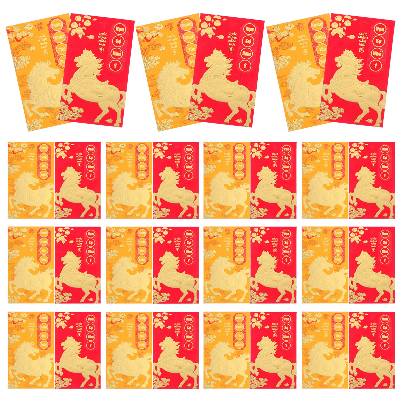 

New Year's Benefits Are Closed Vietnamese Lunar Envelopes Lai Feng Wedding Red