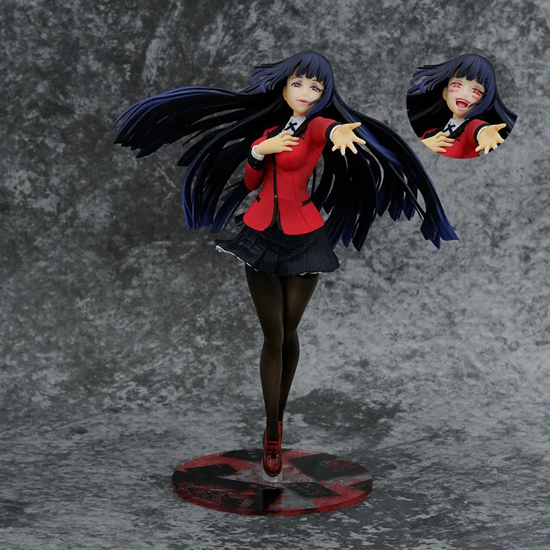 22cm Jabami Yumeko Kakegurui Compulsive Gambler Action figure toys collection doll Christmas gift with box