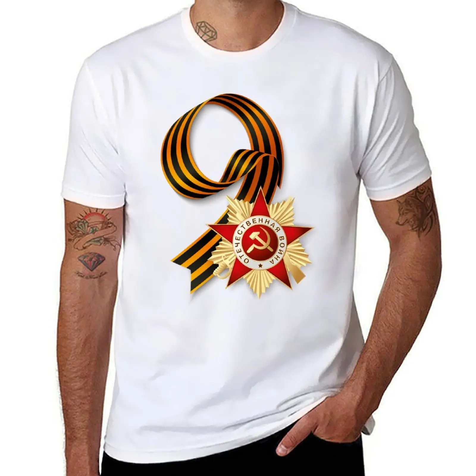 

9 мая T-Shirt man t shirt cotton t shirts for man pack white