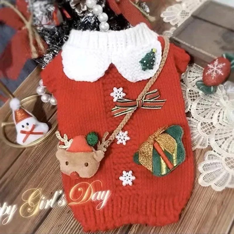 

Dog Apparel Pet Sweater Winter Warm Clothes Small Dog Cute Pullover Desinger Christmas Dog Clothing Knitwear Puppy Dog Shirt Dac