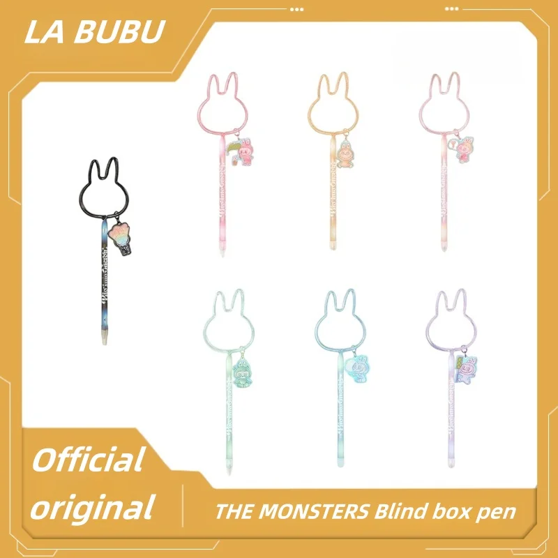 

Anime peripherals Original New Blind Box The Monsters High Energy Series Cute Labubu Pen Children'S Toy Surprise Custom Gift