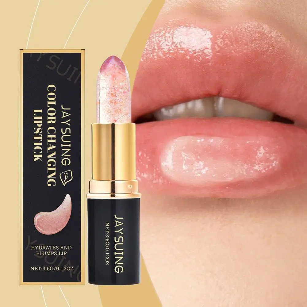 

3.5g Transferproof Color Changing Lipstick Moisturizing Deep Nourishment Lipstick Transparente Long Lasting Color Changing Lip