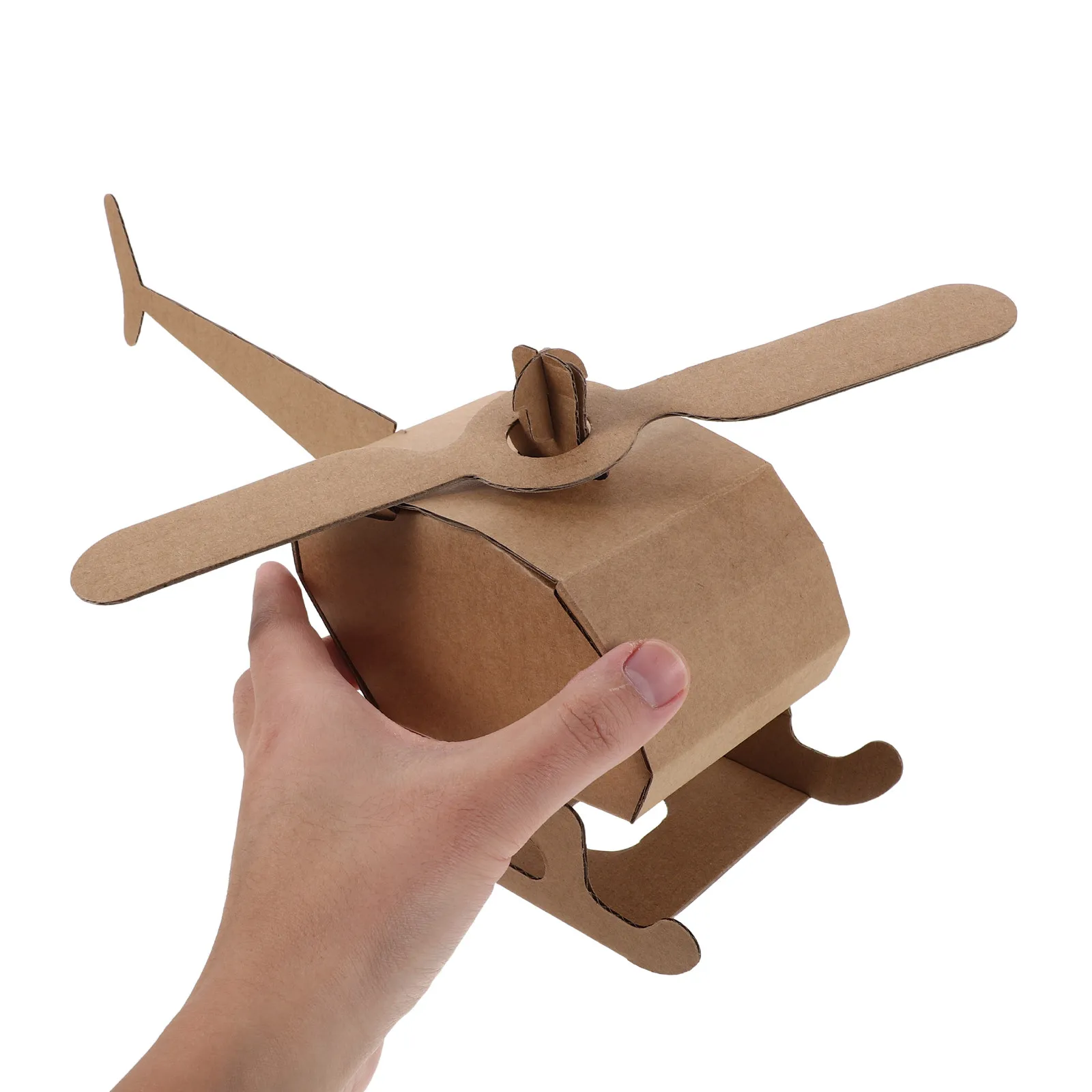 

4Pcs Paper Craft Kits Creative Cardboard Construction Kit Easy Assembly DIY Coloring for Kids School Art Projects Family