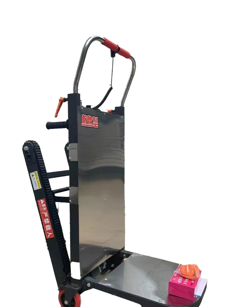 Stair Climber Hand Truck for Material Handling Portable Hand Trolley Climbing Stairs Battery Electric Climbing Cargo