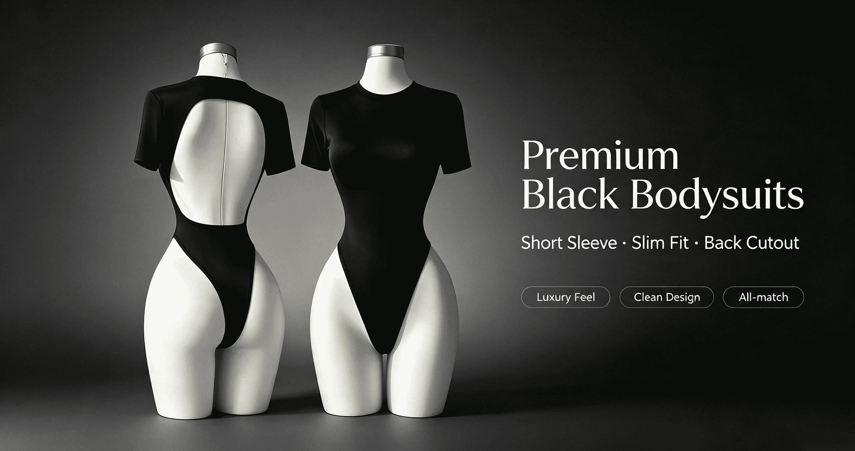 Body de manga corta básico de la marca QQ, para mujer, ideal para el verano, con cuello redondo, corte ajustado, estilo «romper», para uso urbano, de alta calidad, con espalda descubierta y muy cómodo.