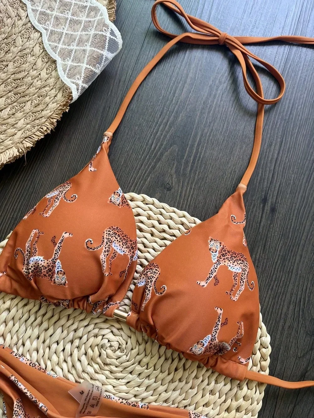 RUOTONSEPT 2024 Nuovo Costume da bagno da donna sexy Bikini solido Set Triangolo a due pezzi Costume da bagno Costume da bagno Biquinis brasiliano