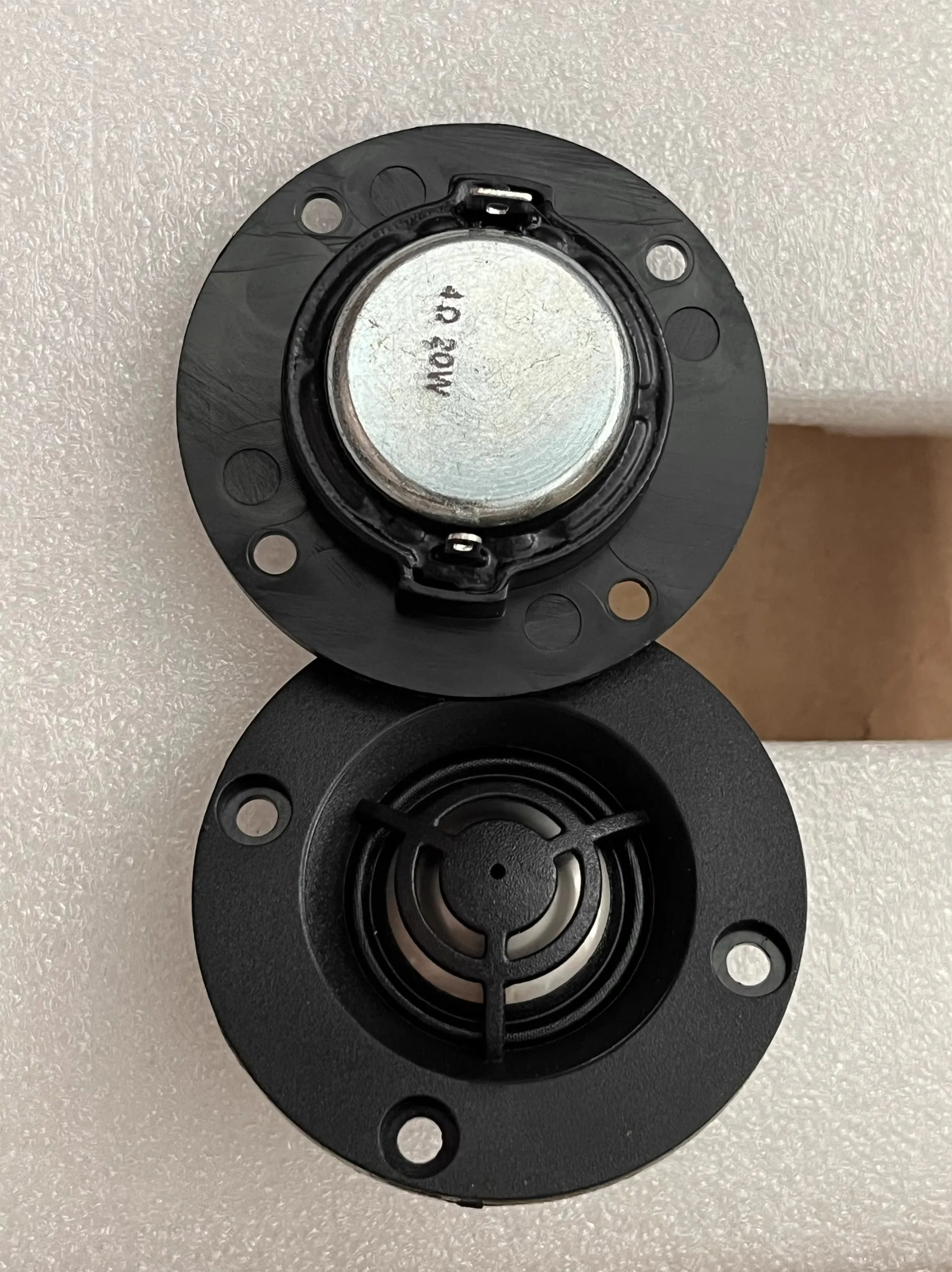 GHXAMP speaker modifikasi mobil 2 inci Tweeter 52mm, komponen Speaker film titanium Treble neodymium 4OHM 20W 1 pasang