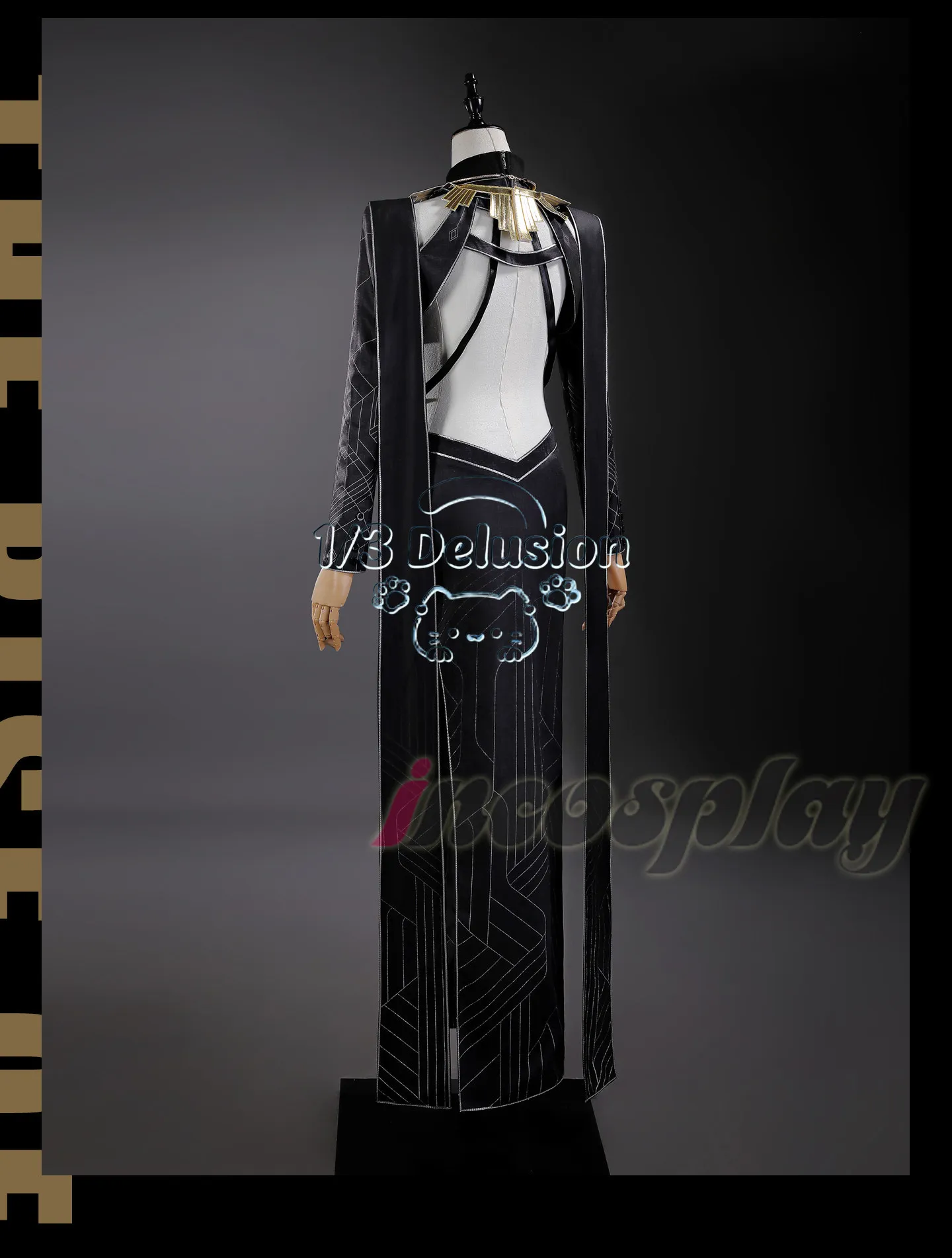 Anime game series:Light and Night 33rd Expedition Team Women Formal Gown Cosplay Full Set Game Cos Halloween Outfit 1/3 Delusion