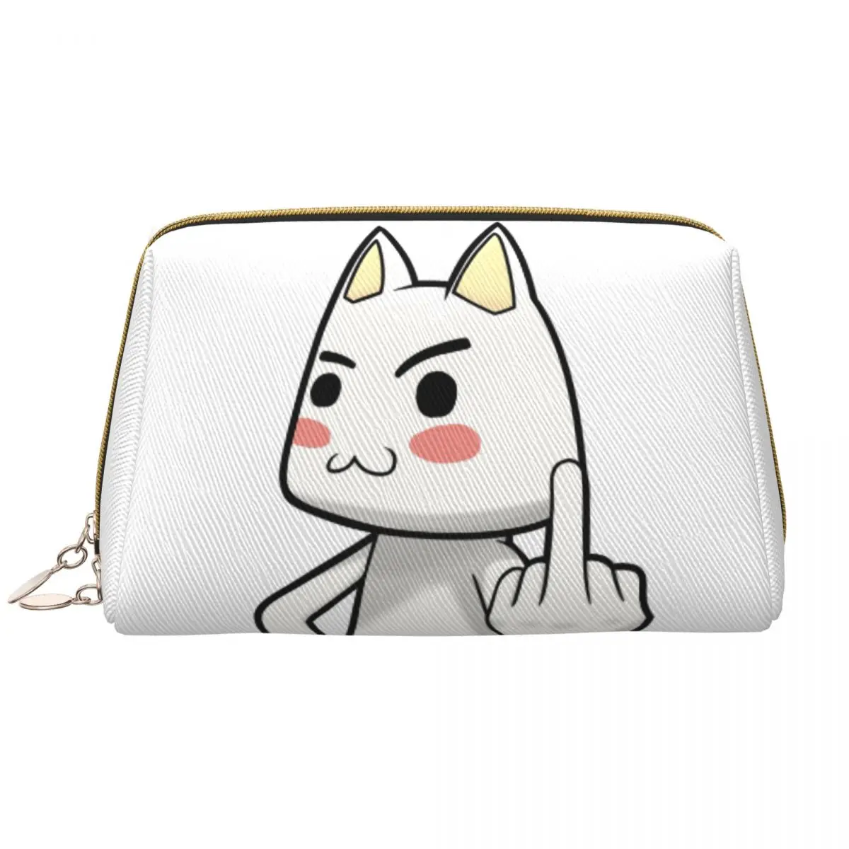 Travel Cartoon Animation Toro Inoue Cat Toiletry Bag Kawaii Cosmetic Makeup Organizer Women Beauty Storage Dopp Kit Case