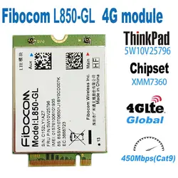 Fibocom L850-GL 4G LTE Cat9 M.2 module Card 5w10v25796 For Thinkpad C14 Gen 1 Chromebook 300e 500e