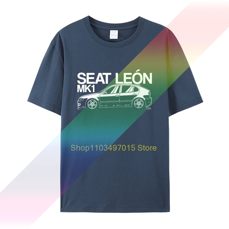 2019 Fashion Summer T-shirt  Seat Leon Mk1 T-shirt Casual Short Sleeve