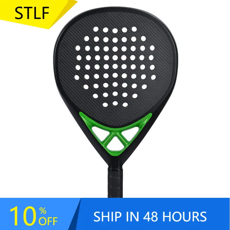 

STLF2025 Professional Manufacturer Custom Logo Hybrid Shape 18K Carbon Fiber Padel Tennis Racket High Quality New Tech Racquet