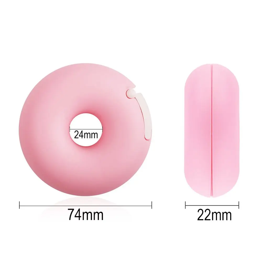 New Plastic Eyelash Masking Tape Cutter Professional Heart Donut Shape Eye Tape Holder Eye Extension Tape Division Equipment