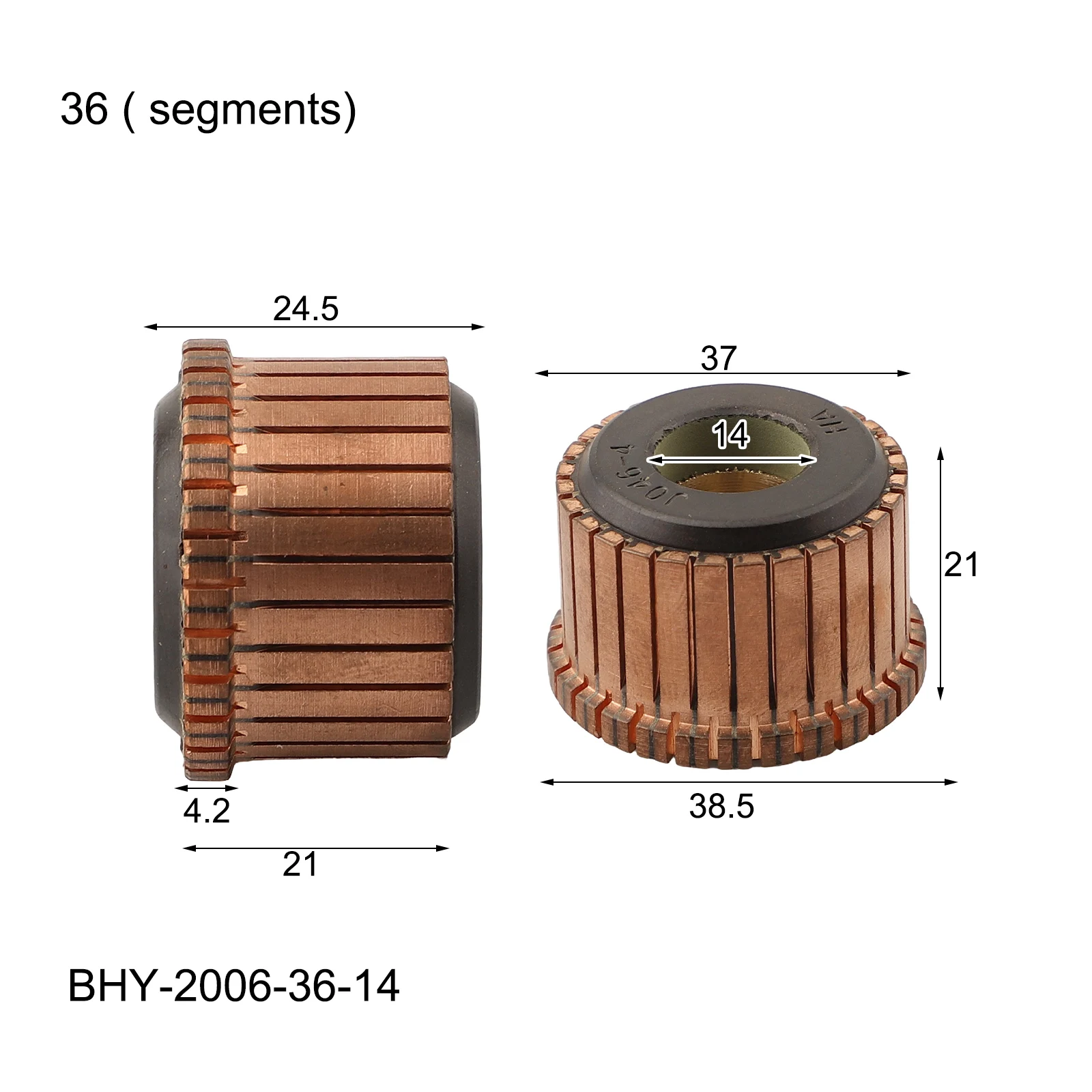 Boost Your Motor S Performance Copper Groove Type High Speed DC Motors P Teeth X X Mm Electrical Motor Commutator