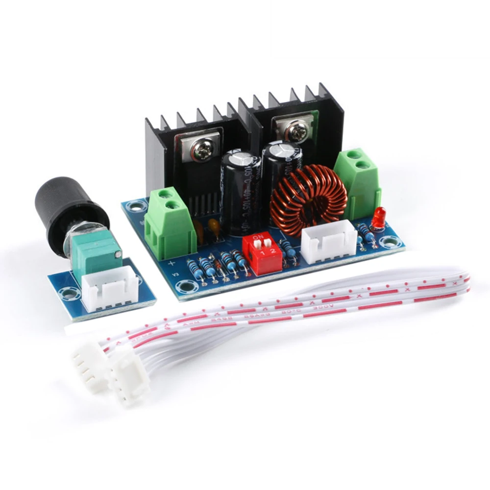 DC-DC Voltage Regulator Module 200W XL4016 Step-Down Buck Board High Power 8A Met Externe Potentiometer