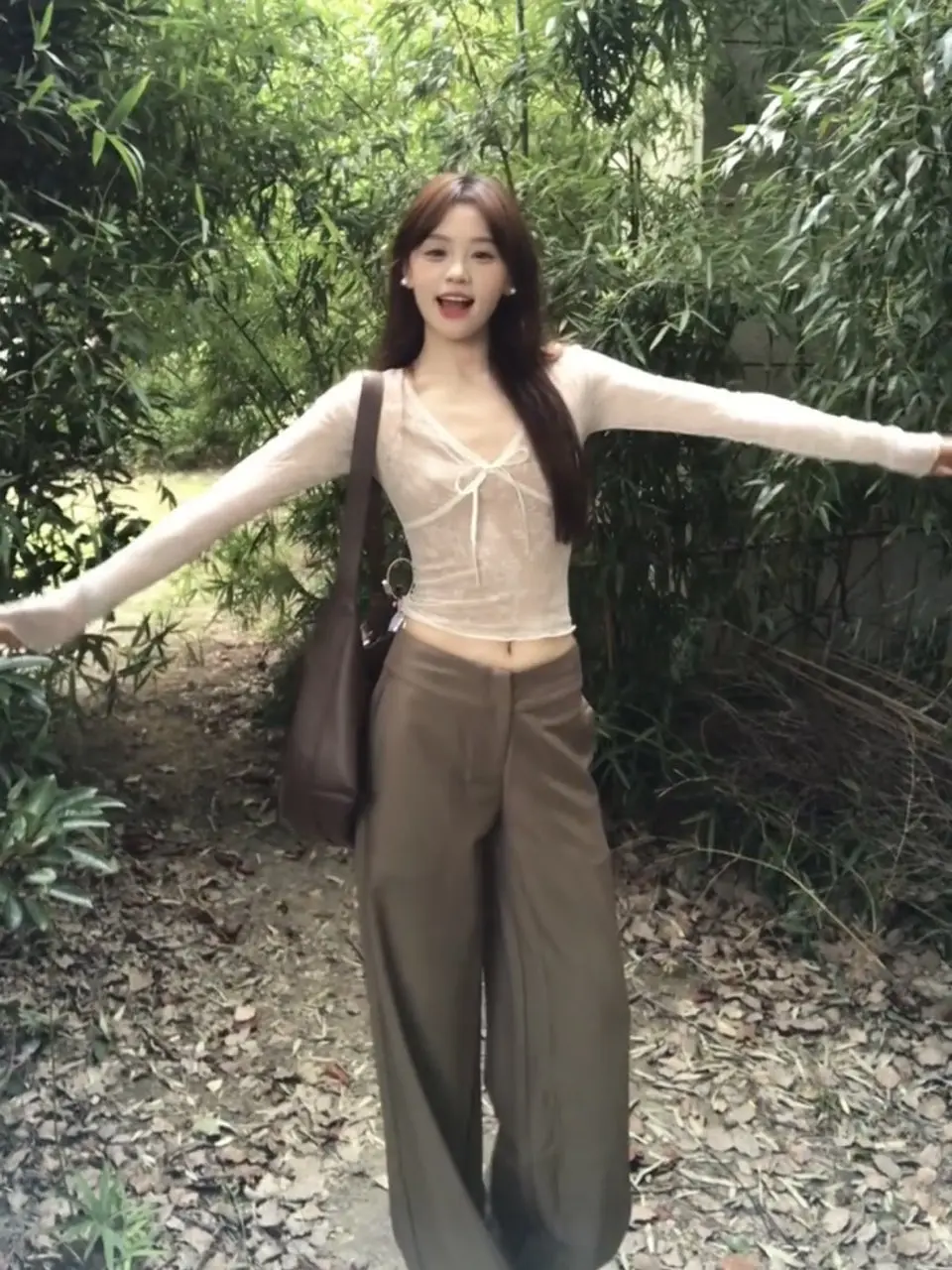 American Sle Long Sve V-Ne T-irt Women's Slim Fit Base irt Inner Wear BM Trend Tight Base irt Top