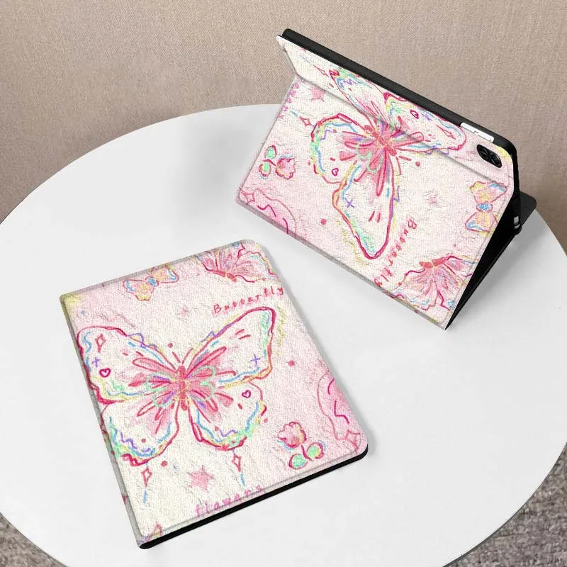 

Butterfly Graffiti Pattern For Huawei MediaPad M5 T5 M6 SE C5e 11 12 X 2 Lite Pro Air S 12.2 Inch 5G Tablet Case
