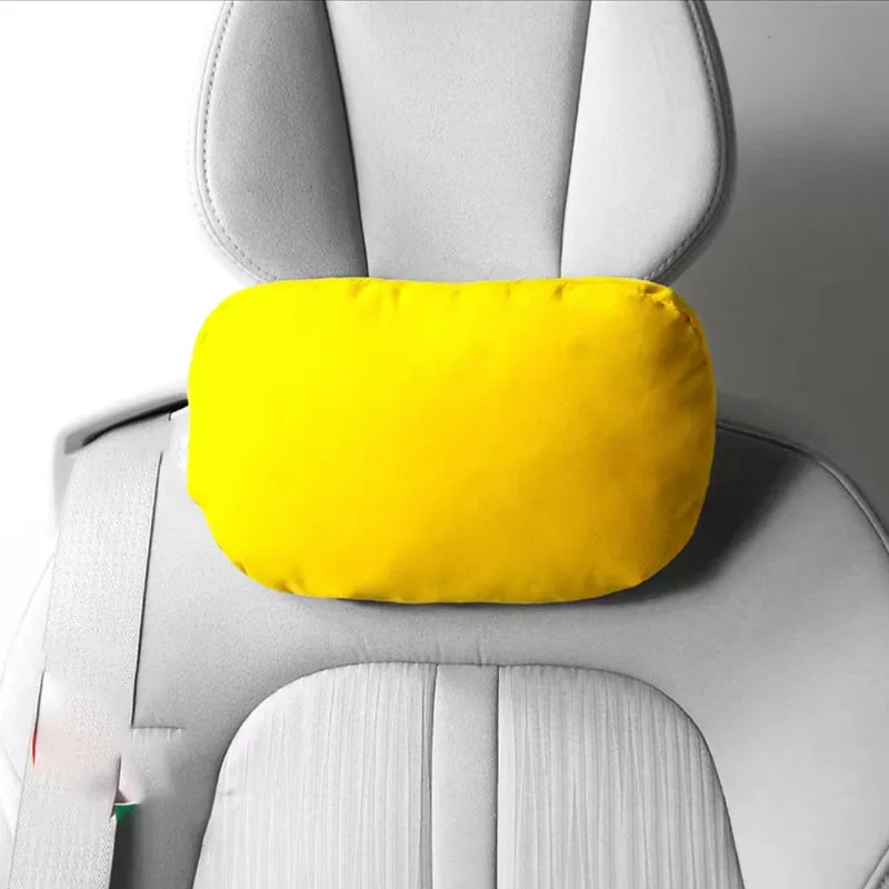 

For JEEP Alcnatara Suede Car Headrest Neck Support Seat Soft Universal Adjustable Car Pillow Neck Rest Cushion