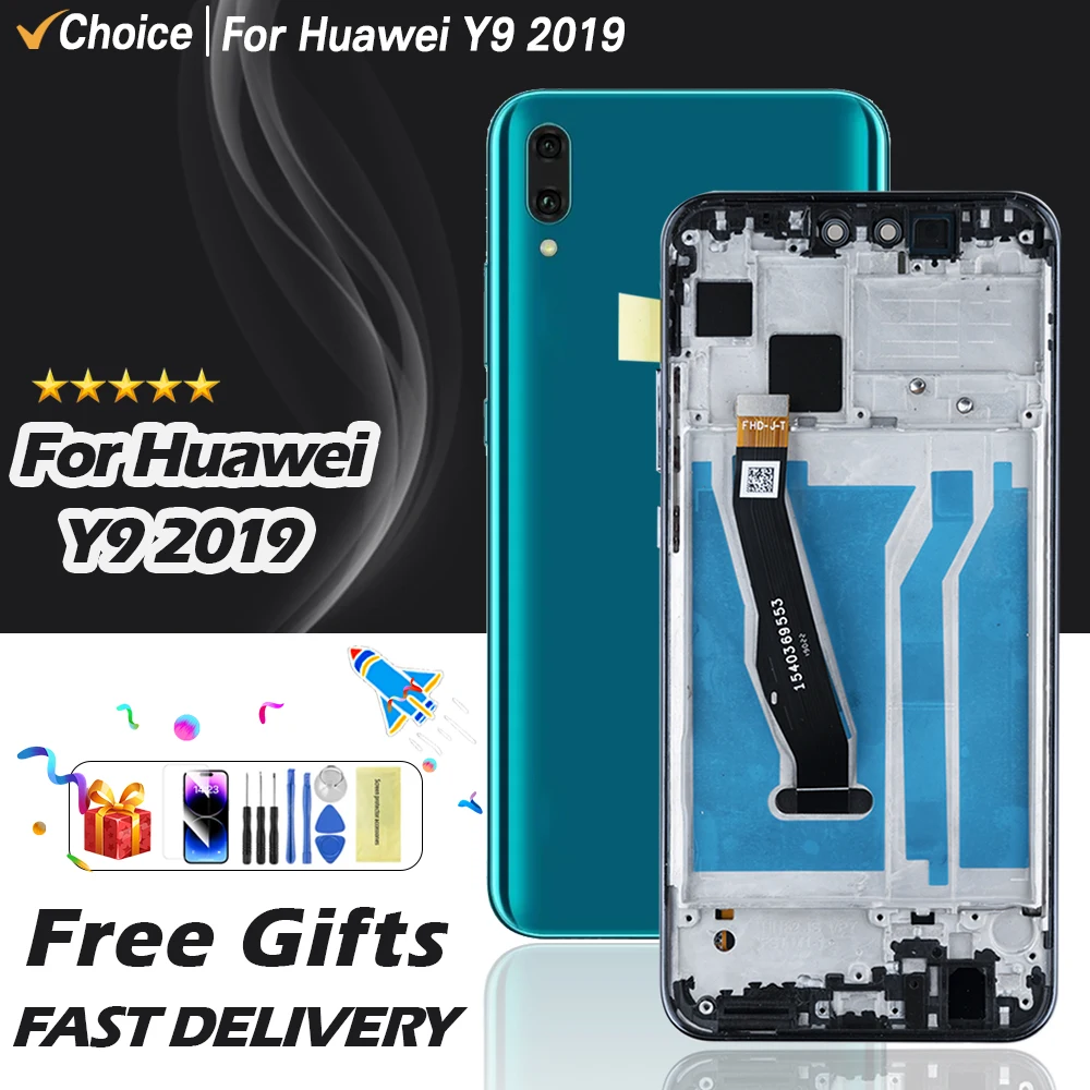 New For HUAWEI Y9 2019 6.5\'\'For Ori Enjoy 9 Plus JKM-LX1 LX2 LX3 AL00 LCD Display Touch Screen Digitizer Assembly Replacement