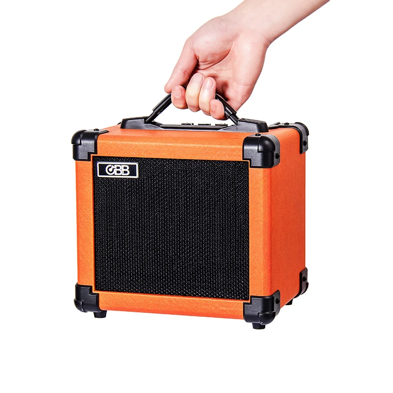 Coolmusic Unique 10G Electronic Guitar Amplifier Bluetooth Speaker Portable Combo AMP w Distortion Effect Bass Treble Equalizer