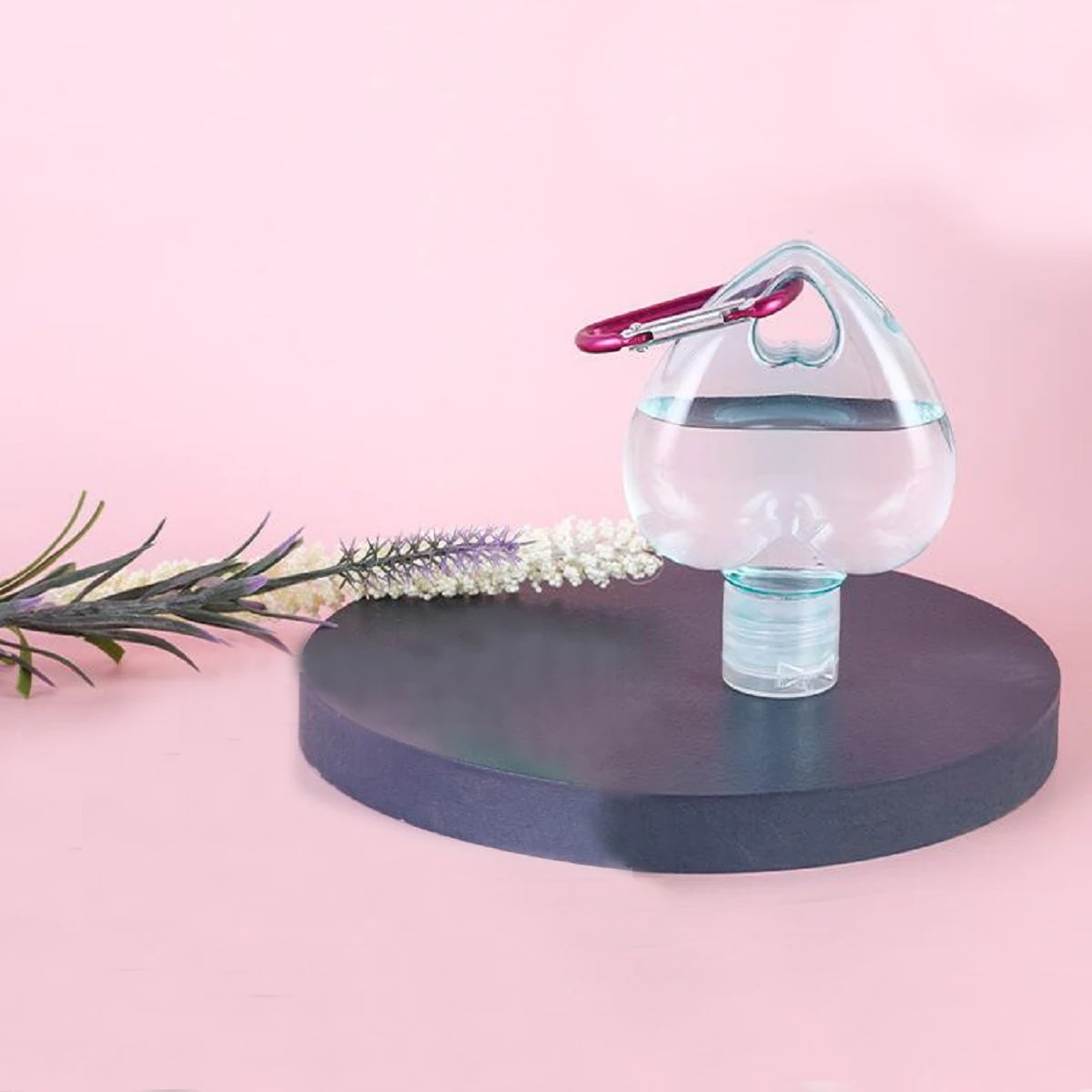 50ml Clear Spray bottle With Rings Empty Perfume Bottles 5PC Cosmetics Packing Container