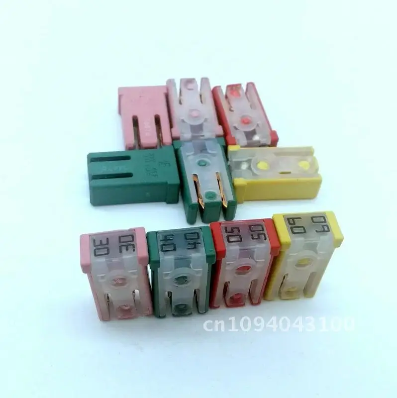 

Rectangle Auto Fuse 6 Use 18pcs 15A 40A 20A 60A Model 30A Car For 50A