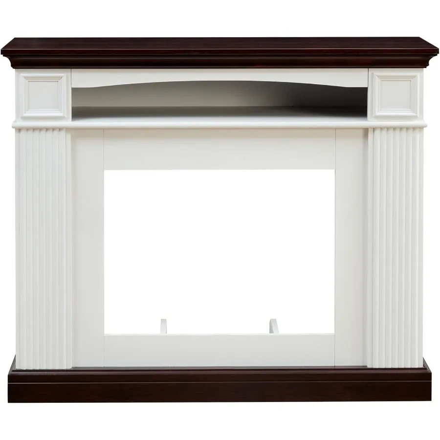 

Каминная подставка для телевизора в стиле фермерского дома, предназначенная для гостиной или спальни, предлагаем, вместительное хранение компакт-дисков, пульты и отображение