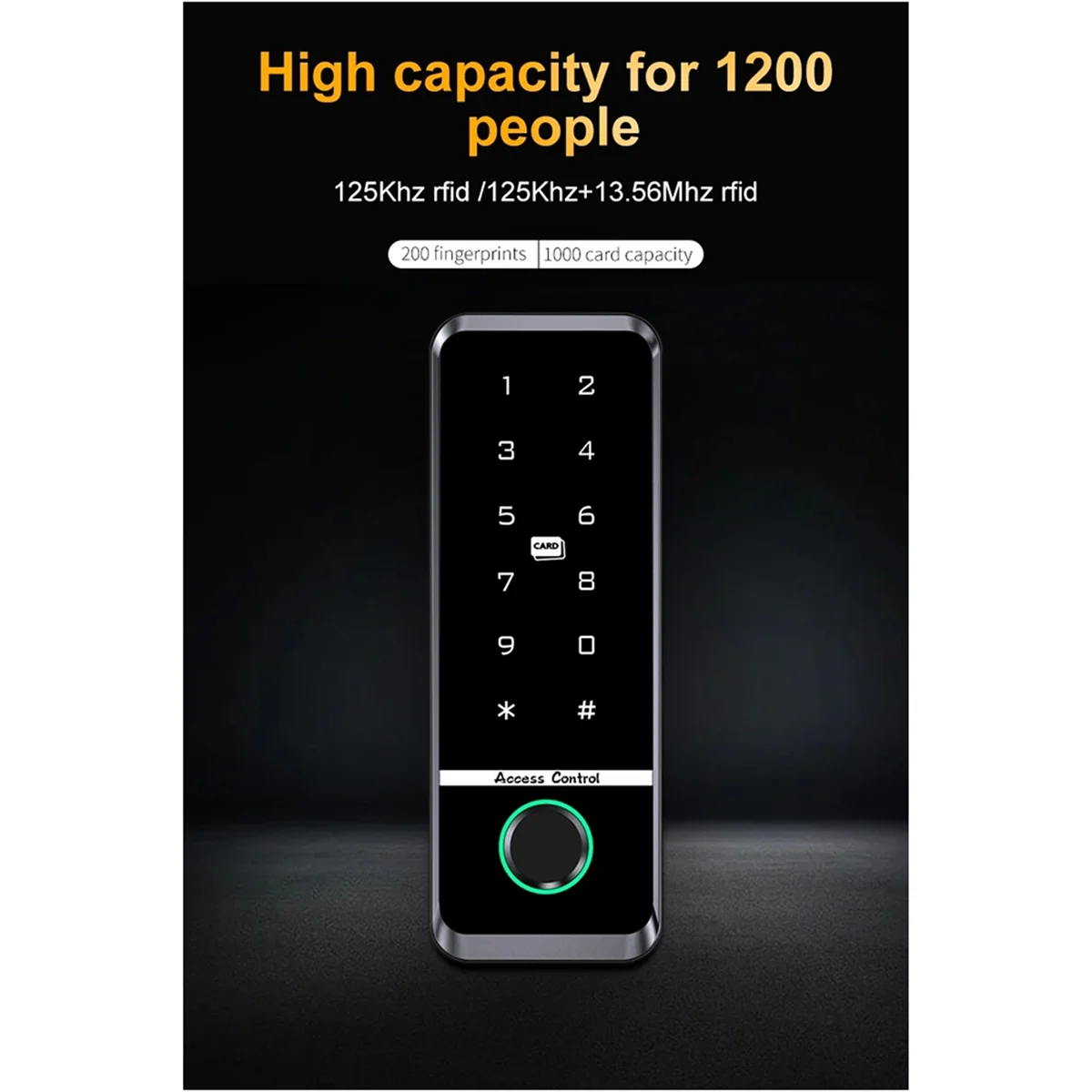 

M18K-WIFI TUYA App Biometric Fingerprint Access Controller Keypad IP66 Waterproof Standalone Door Access Control System(A)