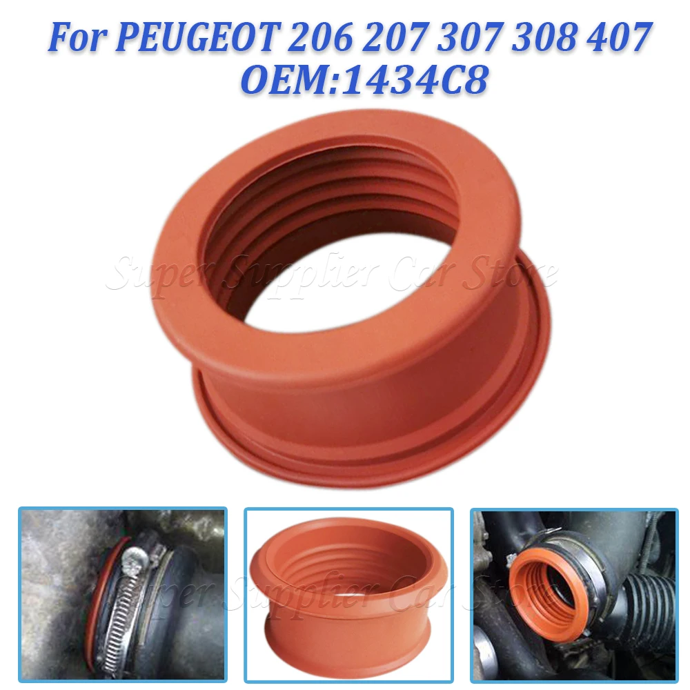 1pc Rubber Turbo 1434C8 For PEUGEOT 206 207 307 308 407 EXPERT PARTNER 1.6 HDI Sleeve hose turbo Air Pipe Sleeve