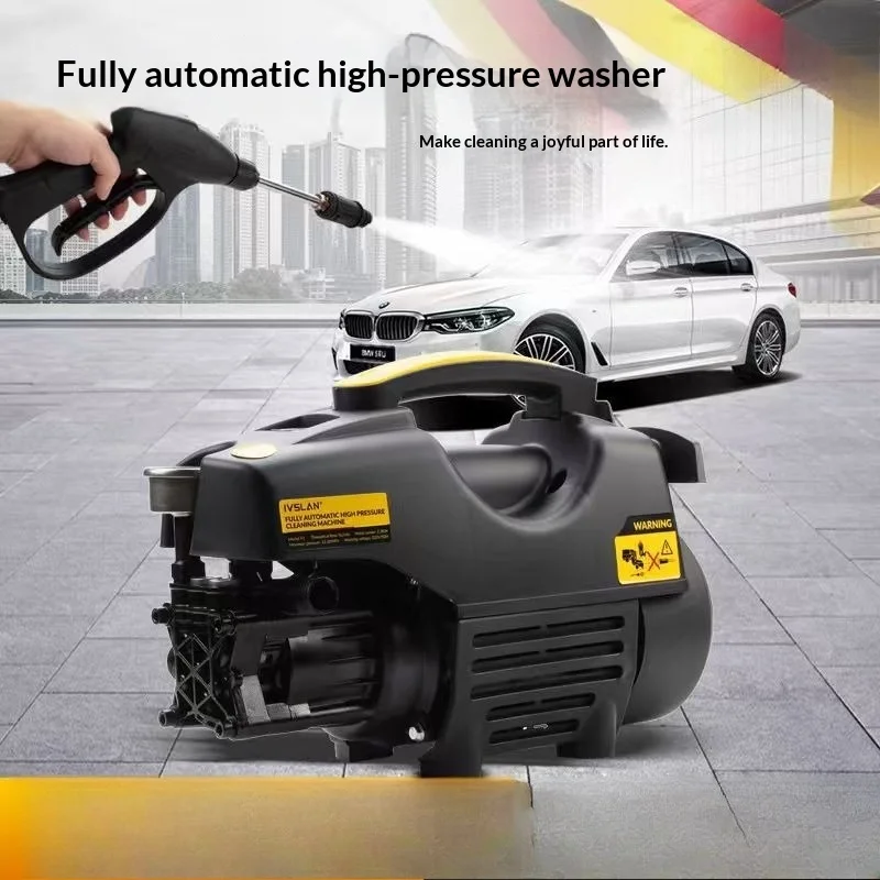 

Портативная электрическая мойка высокого давления, автомобильный очиститель мощности, компактные аксессуары для дома и сада, черные аксессуары