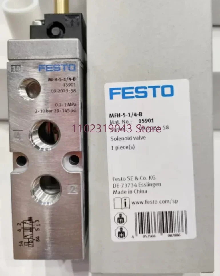 MFH-5-1/4 6211 MFH-5-1/8 9982 Festo 5/2-ways pneumatic valve Tiger classic solenoid valve