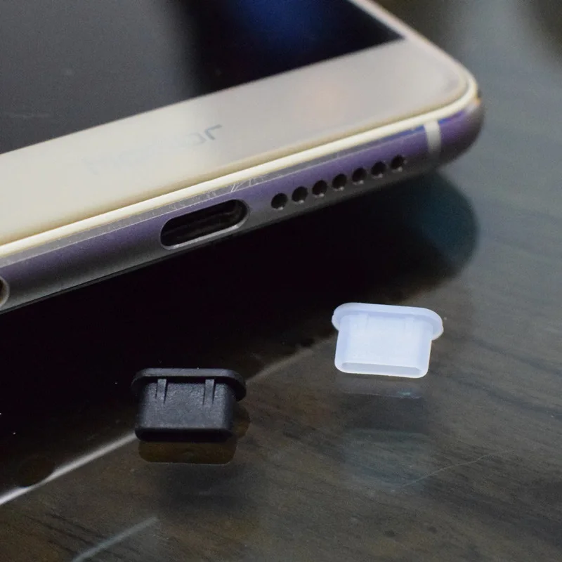 100pcs/lot USB Type-C charger port dust plug for USB Type C cable Interface protector For Type Charger Port