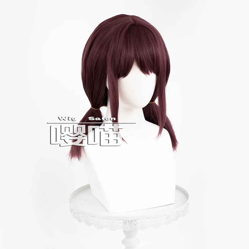 Iseri Nina Cosplay Wig Anime Girls Band Cry 50CM Claret Heat Resistant Synthetic Hair Iseri Nina Role Play Wigs Halloween Party