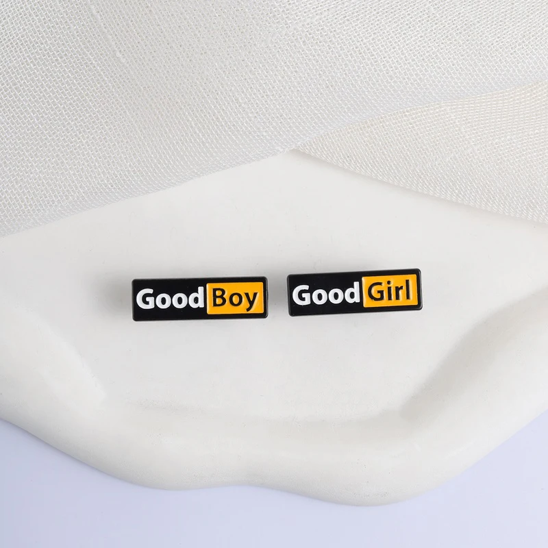 Good Girl Good Boy Emaille-Anstecknadel 1+1=69 Gleichung & Ich Liebe Dich Brosche Taschen-Abzeichen Valentinstag Schmuck Geschenk für Paare Beste Freunde – Detail 7
