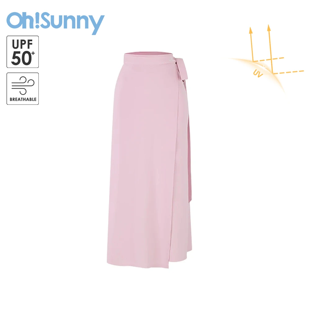 OhSunny Women Fashion Wrap Skirt Summer Sun Protection UPF50+  Beach Dress Swimwear Bikini Cover Up Sexy Beachwear Bottom