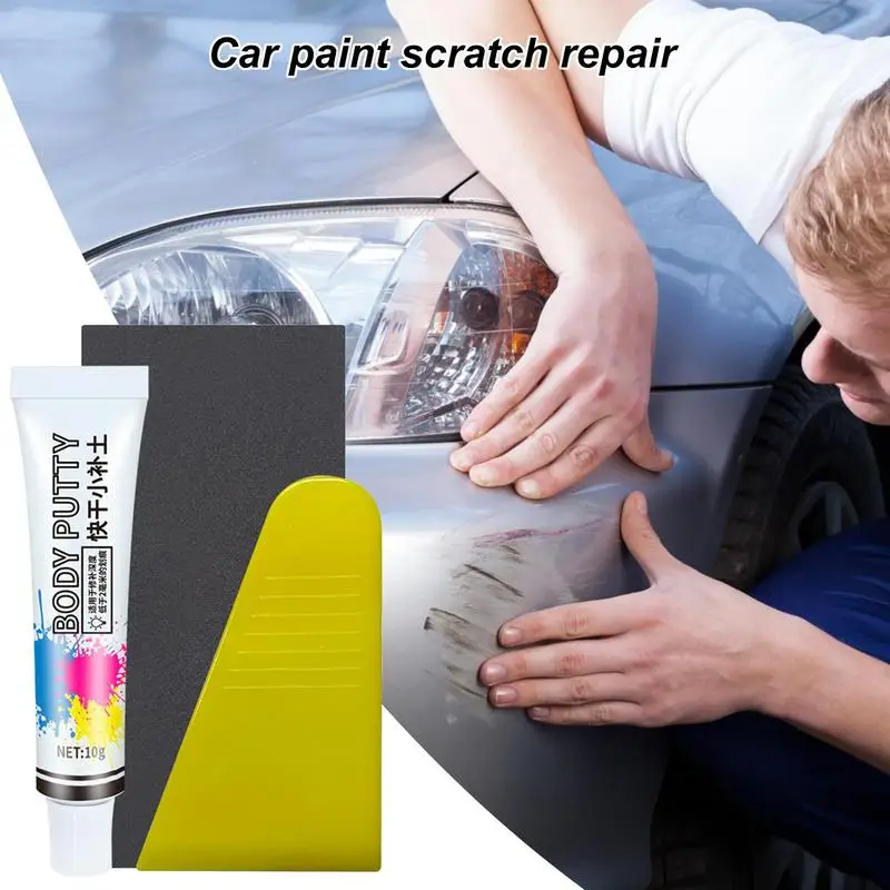 Car Scratch Filler Putty Quick Dry Repair Putty for Chips Paints Peeling Paint and Dents within 2MM Detailing Supplies for Cars