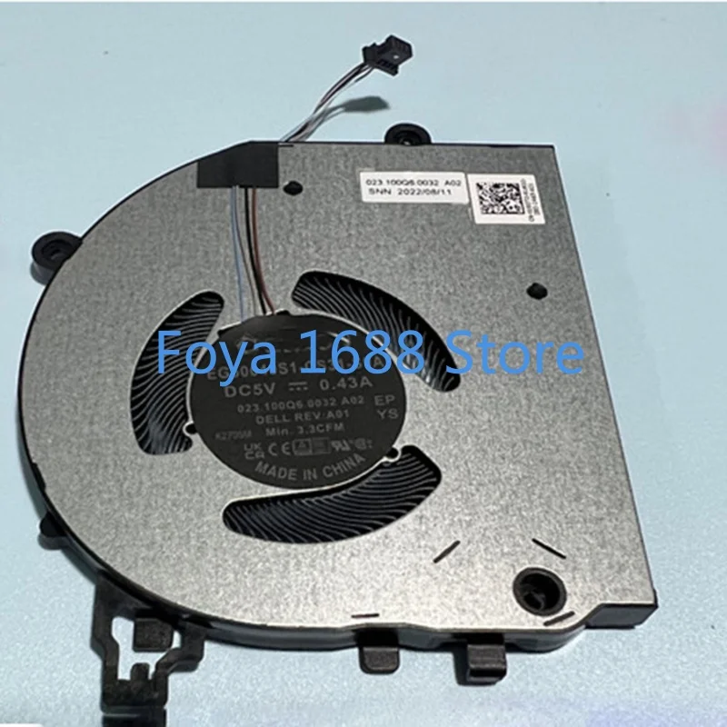 New For Dell Latitude 5330 E5330 Cooling Fan 0090TD 090TD