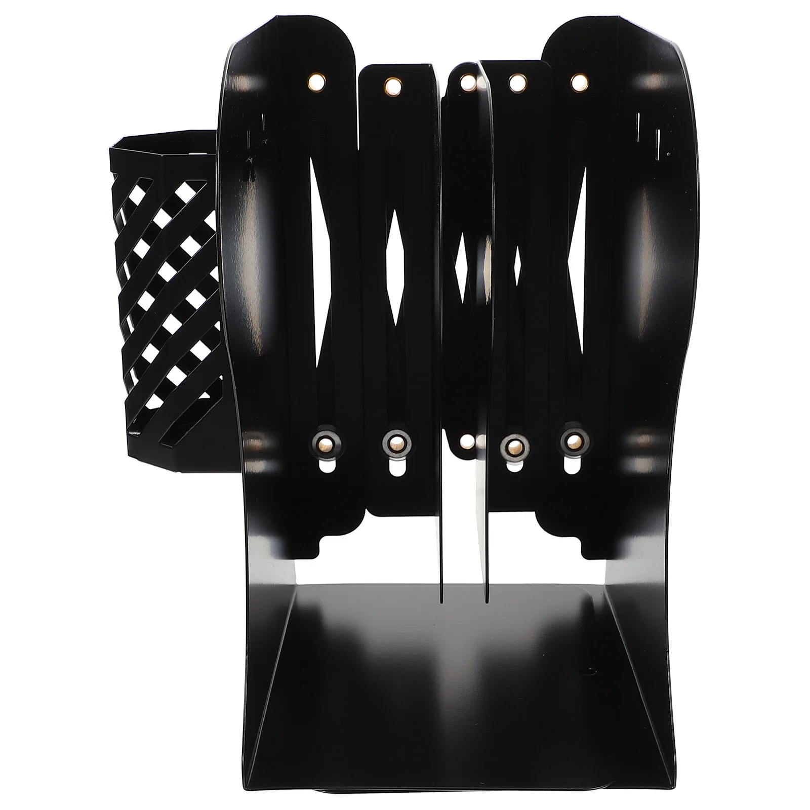 

Metal Bookend Book Stand Organizer Desktop Shelf Storage Holder for Books Files Magazines Modern Simple Design Stable Heavy Duty