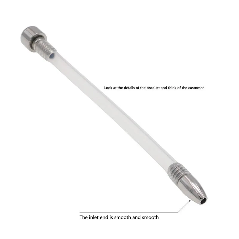 ملحقات جهاز العفة للذكور قفص القضيب قفل القضيب قسطرة السيليكون قصيرة/طويلة قضيب عين الحصان المكونات الإحليل ألعاب الجنس الكبار 18 #4