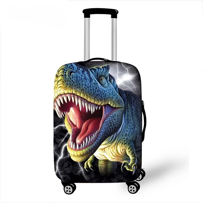 Juste de bagage élastique pour voyage, housse anti-poussière pour bagages Trolley, housse de bagage, housse de protection pour animaux de prairie, reptiles, dinosaure