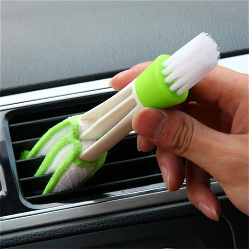 Air Conditioner Multifunction Cleaning Brush Car Air Vent Slit Cleaner Brush Double Ended Blinds Keyboard Cleaning Brushes