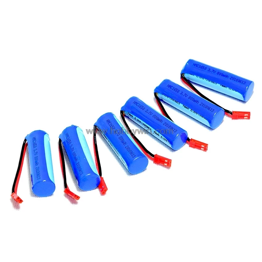 3.7V/800mAh Li-Ion 10 Battery JST plug 6pcs for RC micro Helicopter model Airplane Mini FPV Drone