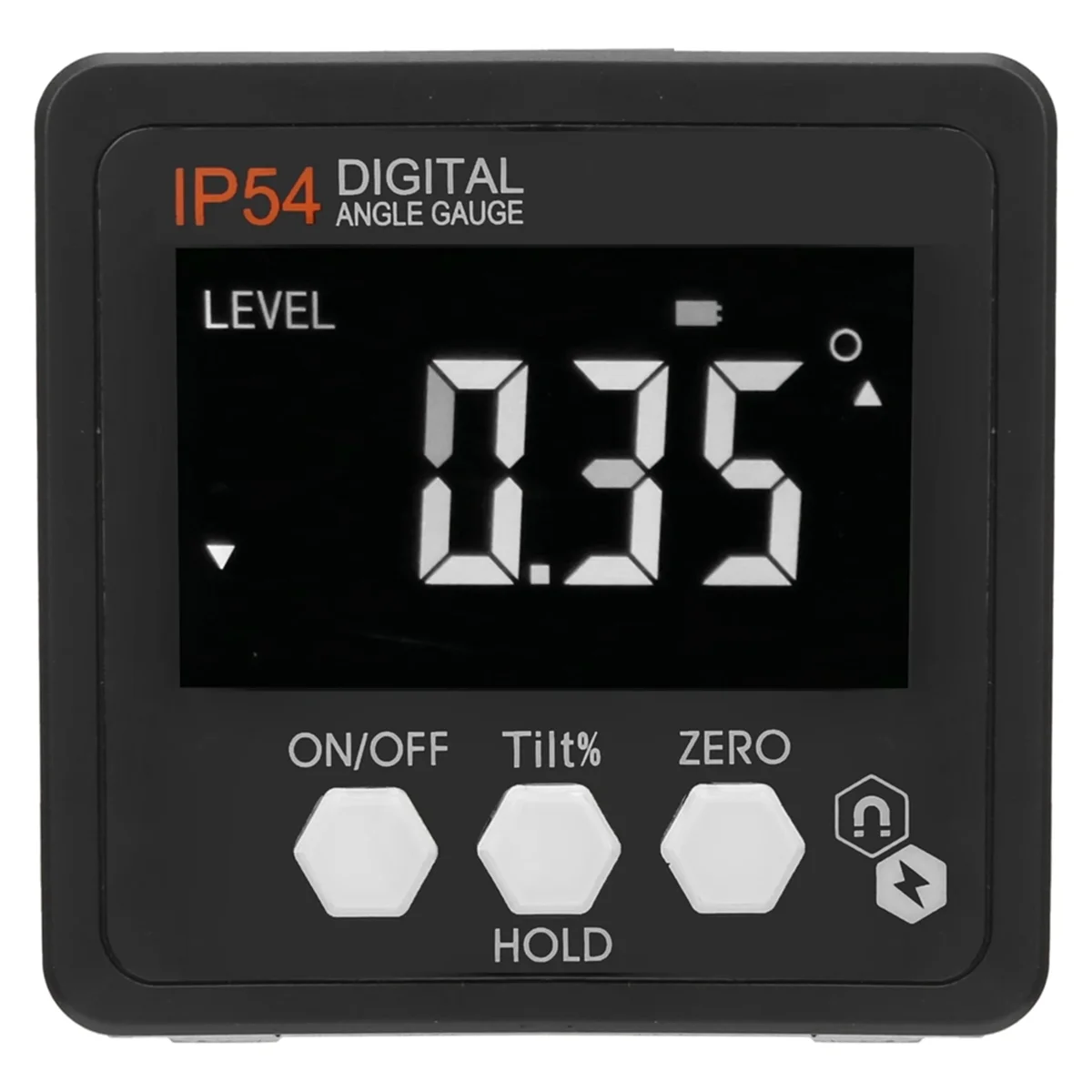 New 3C-Digital Angle Gauge LCD Protractor Inclinometer Inclination Box 4x90° IP54 Digital Protractor Inclinometer
