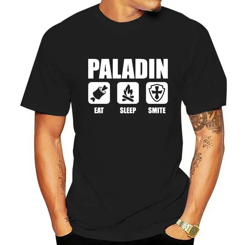 Men t-shirt PALADIN Eat Sleep Smite tshirt Women t shirt